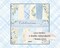 ScrapAndMe “Celebrations Blue 2” 12x12 Scrapbook Paper Pack | 6 Double-Sided Sheets | Elegant Blue Floral Designs